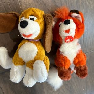 Vintage Fox and the hound set